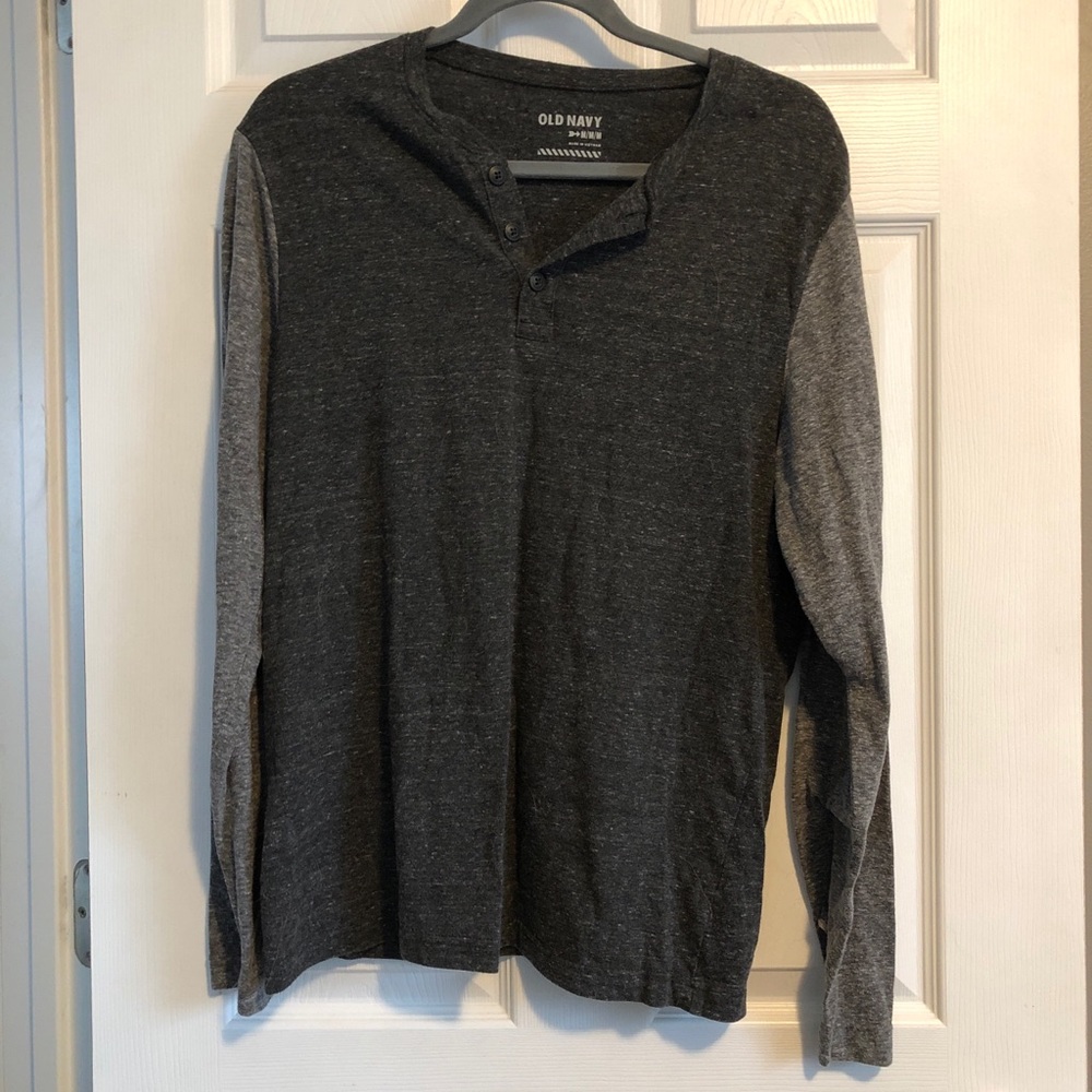 Old navy gray Henley